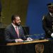 Syrian president’s historic UN speech joined by thousands rallying outside for peace and Trump’s support