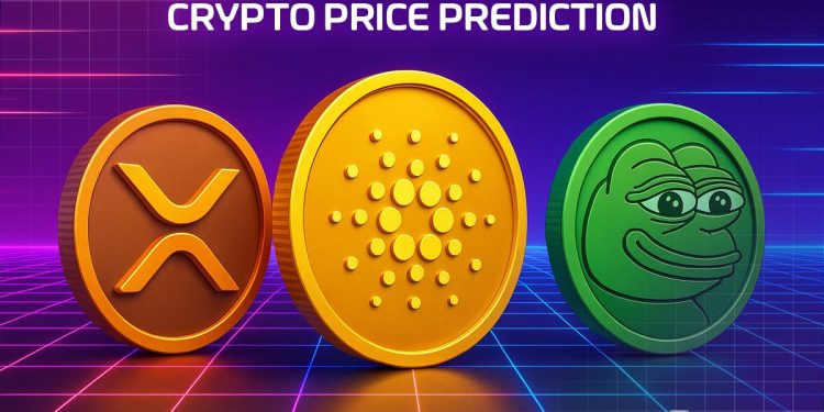 Crypto Price Prediction Today 8 October – XRP, Cardano, Pepe