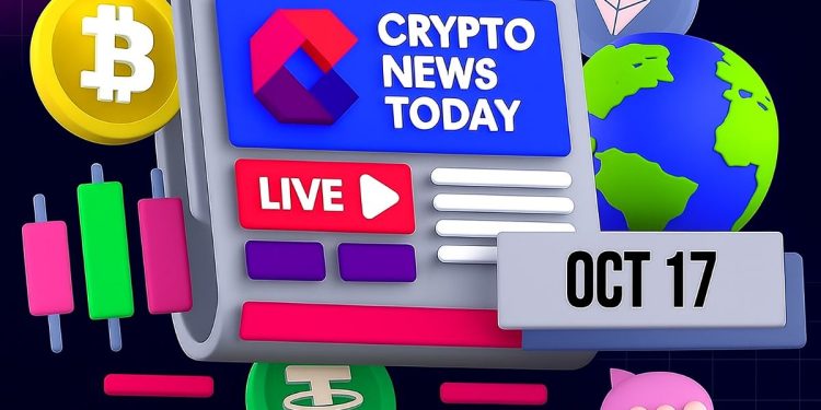 [LIVE] Crypto News Today: Latest Updates for Oct. 17, 2025 – Crypto Sell-Off Deepens; Bitcoin Below $109K, Ethereum Under $4K, DePIN Sector Sinks 7%