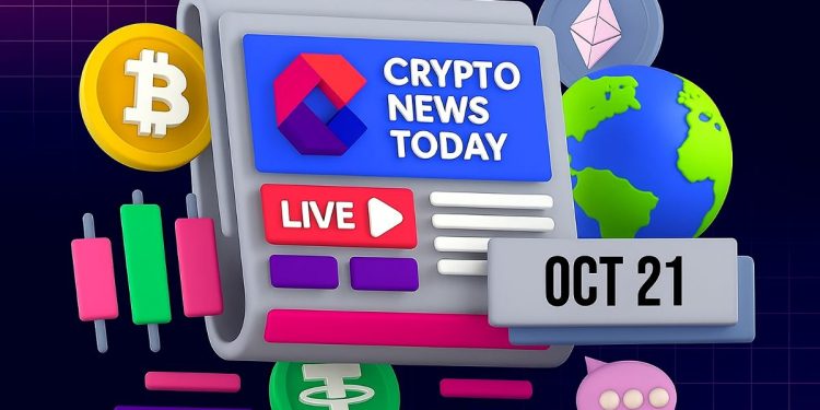 [LIVE] Crypto News Today: Latest Updates for Oct. 21, 2025 – Bitcoin Steadies Near $109K After Volatile Week; Ethereum Falls Below $3,900 as Market Remains Cautious