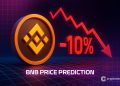 BNB Price Prediction: BNB Price Crashes 10% in a Week – Is a Drop Below $1000 Next?