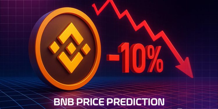 BNB Price Prediction: BNB Price Crashes 10% in a Week – Is a Drop Below $1000 Next?
