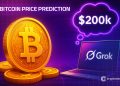 Bitcoin Price Prediction: Grok AI Says Bitcoin Will Hit $200K By End of 2025 And It’s Pure Analysis, Not Human Belief – Is This Really Possible?