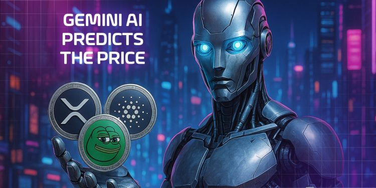 Google’s Gemini AI Predicts the Price of XRP, Cardano and Pepe by the End of 2025