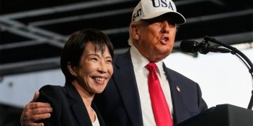 Trump says missiles for Japan’s F-35s will arrive ‘this week’ during visit to USS George Washington