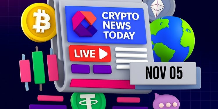 [LIVE] Crypto News Today: Latest Updates for Nov. 05, 2025 – Crypto Market Extends Sell-Off as BTC Slips Below $99K and ETH Drops Over 10%