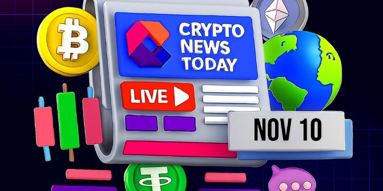 [LIVE] Crypto News Today: Latest Updates for Nov. 10, 2025 – Crypto Market Rebounds as BTC Reclaims $105K; ETH Jumps 7% in Broad Sector Rally