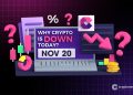 Why Is Crypto Down Today? – November 20, 2025