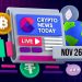 [LIVE] Crypto News Today: Latest Updates for Nov. 26, 2025 – AI Sector Rises as PayFi, L2 Pull Back; Tom Lee Predicts $7K–$9K ETH Despite Short-Term Dip Risk