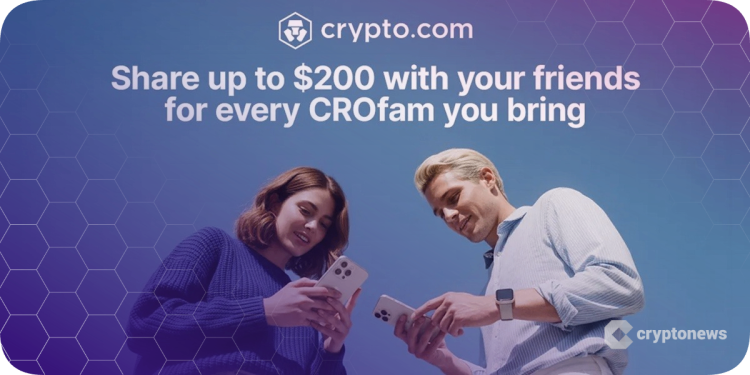 Crypto.com Introduces New Referral Program With More Rewards and Real-Time Dashboard