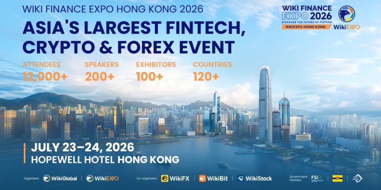 Wiki Finance Expo Hong Kong 2026: Asia’s Largest Fintech & Web3.0 event Set for July!