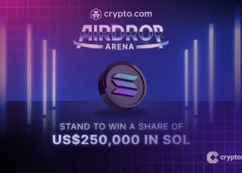 Crypto.com Unveils SOL Airdrop Arena With $250,000 Solana Prize Pool